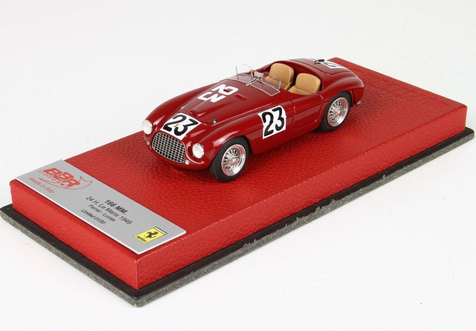 1/43 BBR Ferrari 166 MM Le Mans 1949 Dreyfuss - Jean Lucas PREMIUS SERIES -  【MR BBR MakeUp LOOKSMART D&Gなどのミニカー専門店】 ヴェルデ