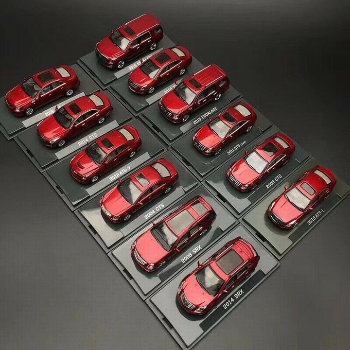 1/64 Cadillac CTS SRX Escalade XTS ATS Mini Car Models Collection 12pc Set  Chinese Dealer's Edition - 【MR BBR MakeUp LOOKSMART D&Gなどのミニカー専門店】 ヴェルデ