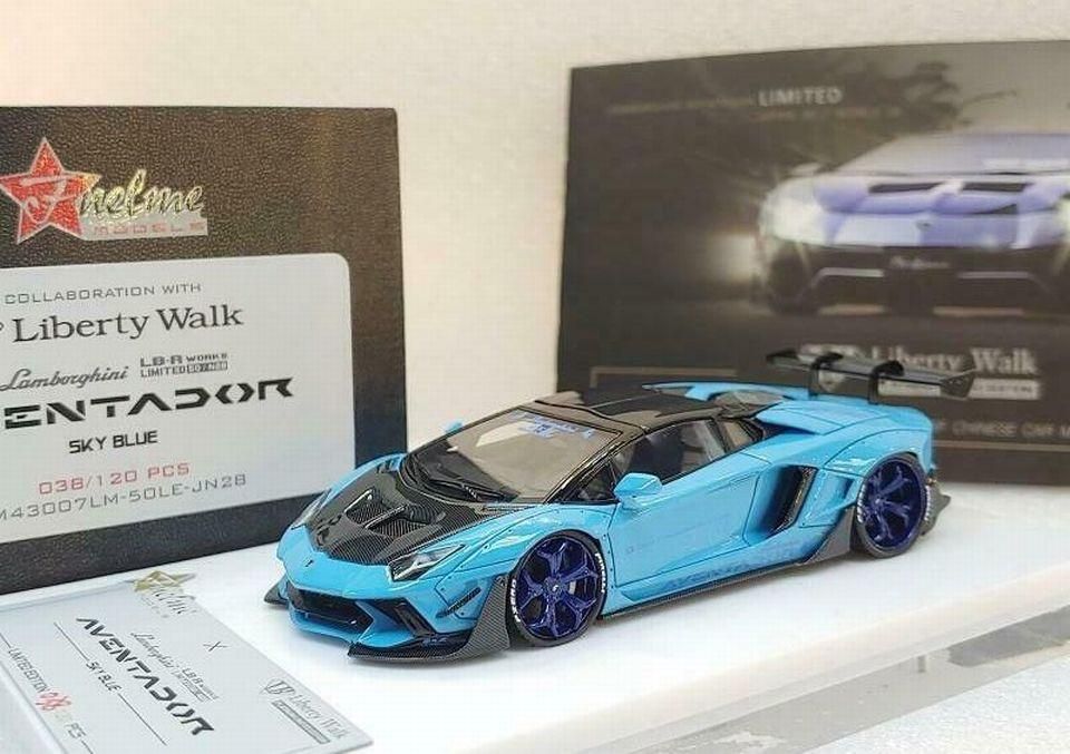 1/43 FUELME MODEL LB Works Aventador 50th Limited Edition 