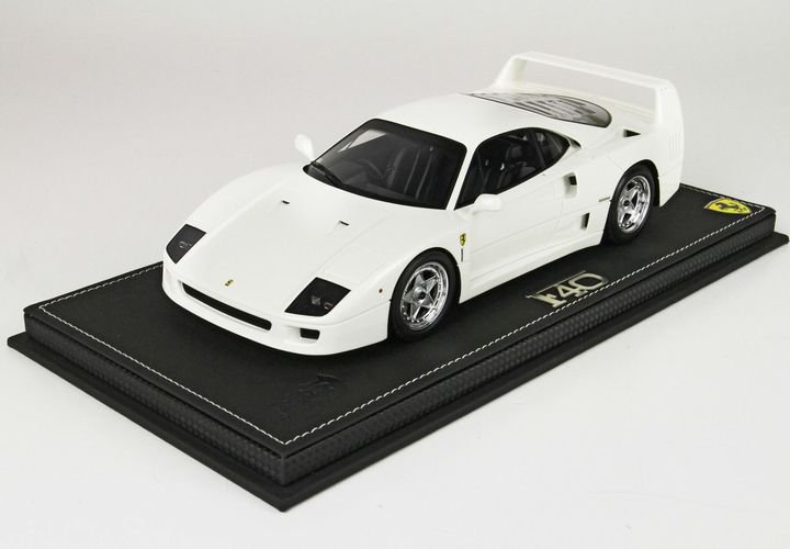 1/18 BBR Ferrari F40 By Pininfarina white - 【MR BBR MakeUp LOOKSMART  D&Gなどのミニカー専門店】 ヴェルデ