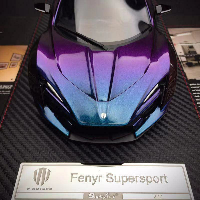 1/18 Frontiart SophiArt W Motor Fenyr Supersport Chameleon - 【MR BBR MakeUp  LOOKSMART D&Gなどのミニカー専門店】 ヴェルデ