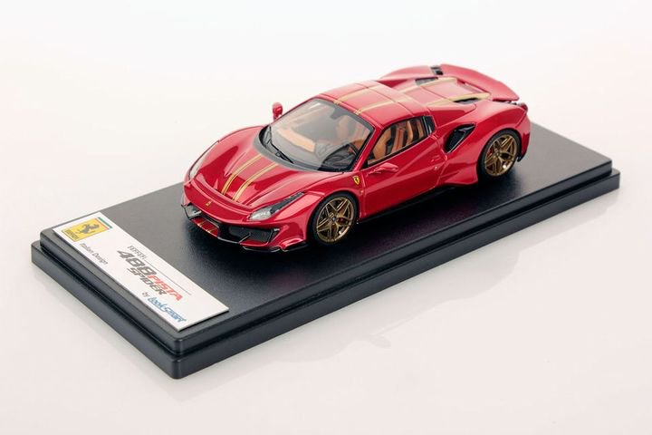 1/43 LOOKSMART Ferrari 488 Pista Spider Closed Roof Rosso F1 2007 - 【MR BBR  MakeUp LOOKSMART D&Gなどのミニカー専門店】 ヴェルデ