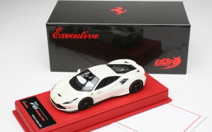 1/43 BBR Ferrari F8 Tributo Fuji white metallic - 【MR BBR MakeUp LOOKSMART  D&Gなどのミニカー専門店】 ヴェルデ