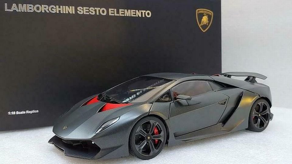 1/18 AUTOart LAMBORGHINI SESTO ELEMENTO (CARBON GREY) - 【MR BBR MakeUp  LOOKSMART D&Gなどのミニカー専門店】 ヴェルデ