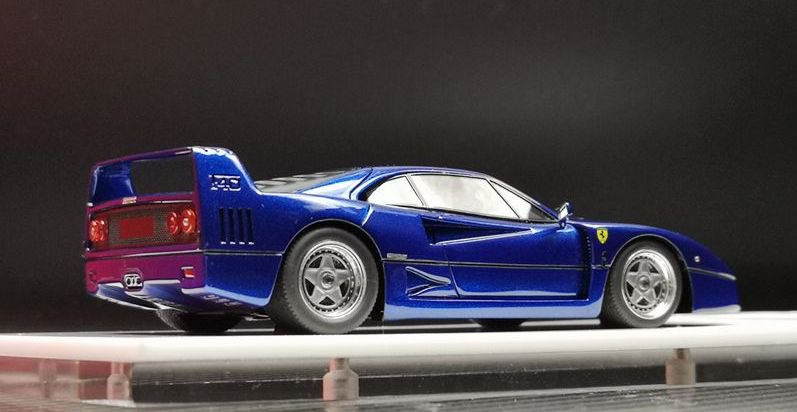 1/43 SCM MODEL FERRARI F40 Met. Blue - 【MR BBR MakeUp LOOKSMART  D&Gなどのミニカー専門店】 ヴェルデ