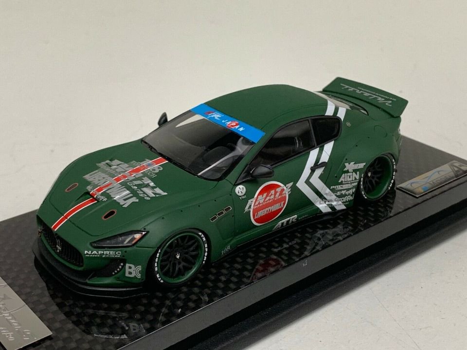 1/43 LB Maserati Granturismo Performance Army Green - 【MR BBR MakeUp  LOOKSMART D&Gなどのミニカー専門店】 ヴェルデ