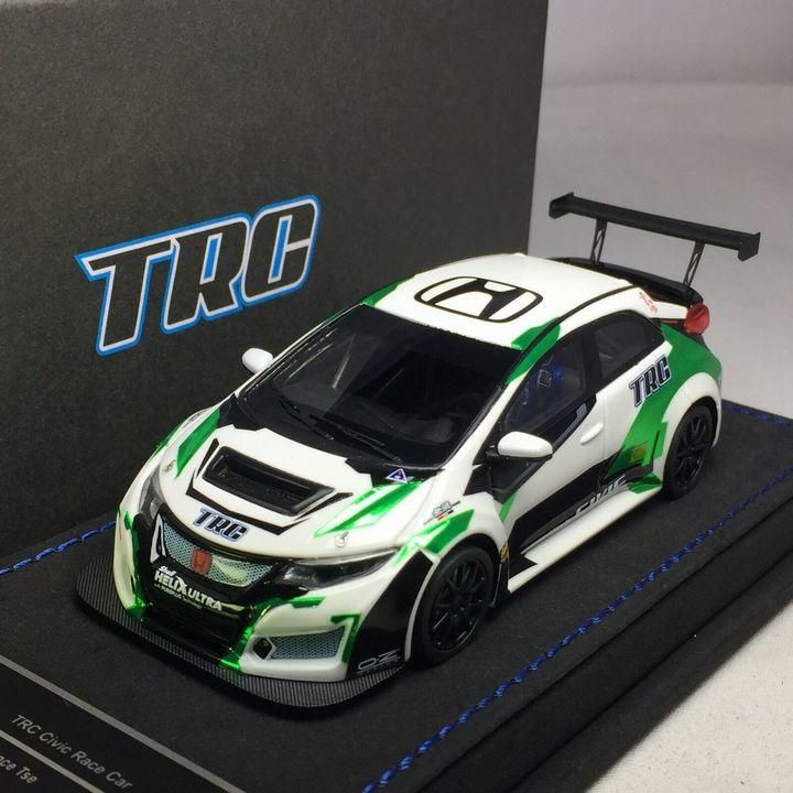 1/43 ホンダ　シビック　TRC RACE CAR ミニカー　FK2 タイプR スパーク 1/43 ホンダ シビック タイプR 