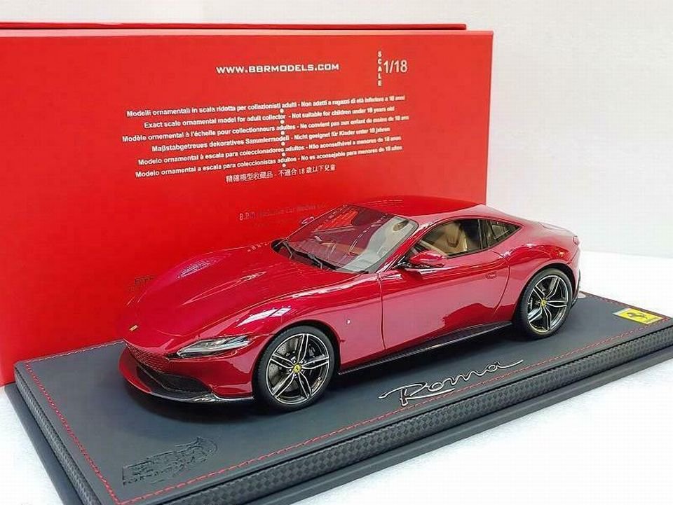 1/18 BBR Ferrari Roma Portofino Red - 【MR BBR MakeUp LOOKSMART  D&Gなどのミニカー専門店】 ヴェルデ