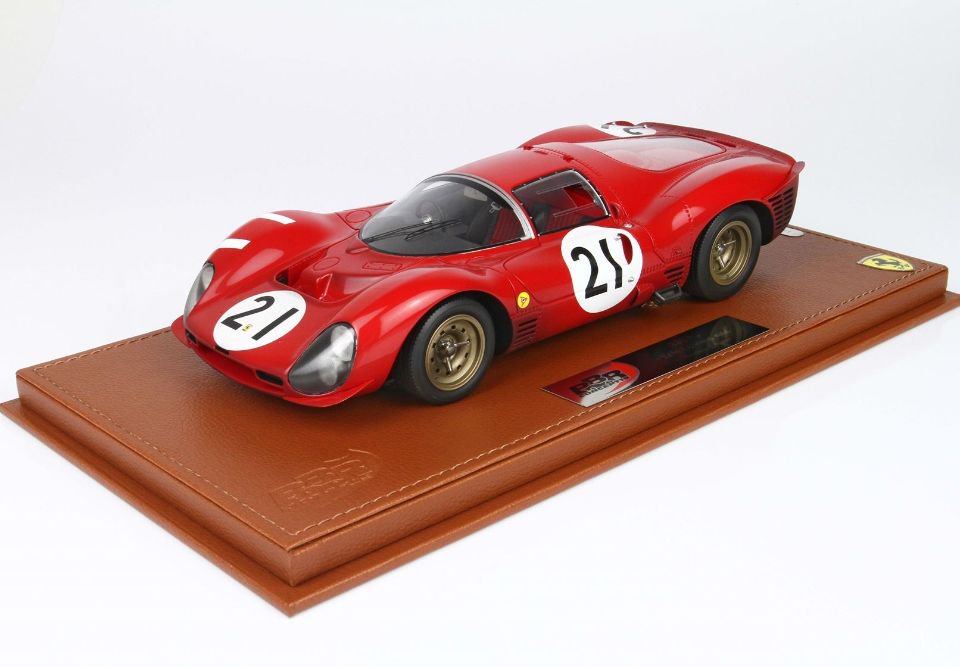 1/18 BBR Ferrari 330 P3 24H Le Mans 1966 end of race - 【MR BBR