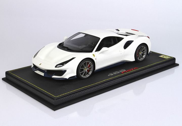 1/18 BBR Ferrari 488 Pista, met italian white - 【MR BBR MakeUp LOOKSMART  D&Gなどのミニカー専門店】 ヴェルデ