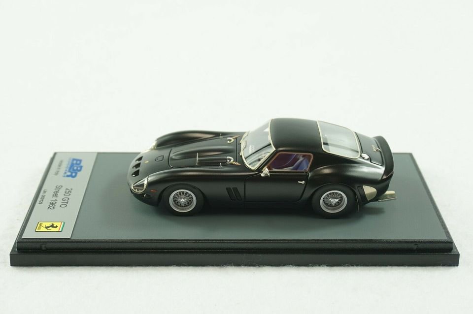 1/43 BBR FERRARI 250 GTO STREET MATT BLACK 1962 - 【MR BBR MakeUp LOOKSMART  D&Gなどのミニカー専門店】 ヴェルデ