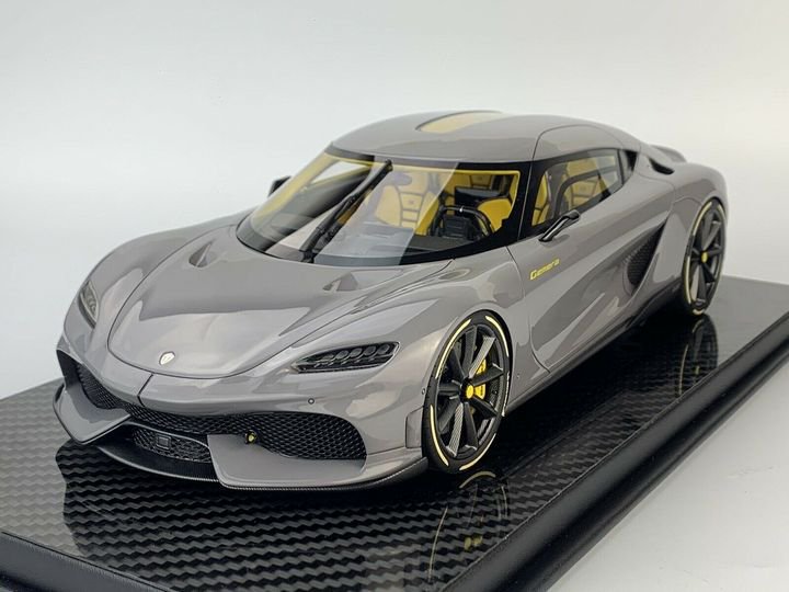 1/18 Frontiart Koenigsegg Gemera Iron Grey - 【MR BBR MakeUp LOOKSMART  D&Gなどのミニカー専門店】 ヴェルデ