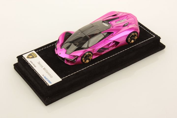 1/43 MR Lamborghini Terzo Millennio Pink Flash - 【MR BBR MakeUp 