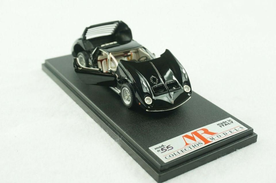 1/43 MR LAMBORGHINI MIURA SV GLOSS BLACK OPEN/CLOSE - 【MR BBR