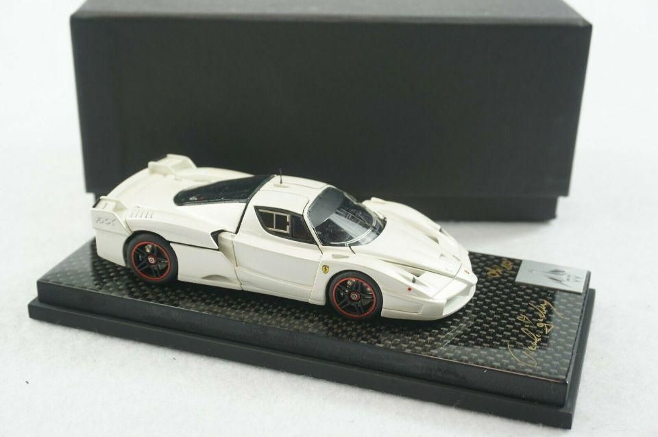1/43 MR FERRARI FXX PEARL WHITE OPEN/CLOSE - 【MR BBR MakeUp