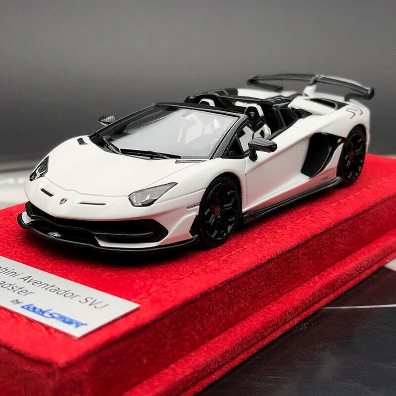 1/43 Looksmart Lamborghini Aventador SVJ Roadster Bianco Canopus - 【MR BBR  MakeUp LOOKSMART D&Gなどのミニカー専門店】 ヴェルデ