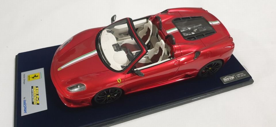 1/18 LOOKSMART Ferrari F430 Scuderia 16M Metallic Red - 【MR BBR