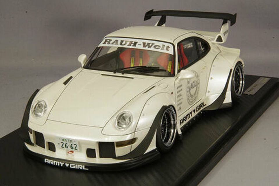 1/18 Ignition Model RWB 993 Pearl White - 【MR BBR MakeUp LOOKSMART D&Gなどの ミニカー専門店】 ヴェルデ