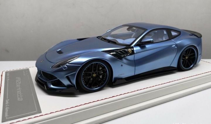 1/18 D&G FERRARI SVR F12 berlinetta CHROME ICE-BLUE ONEOFF - 【MR BBR MakeUp LOOKSMART  D&Gなどのミニカー専門店】 ヴェルデ