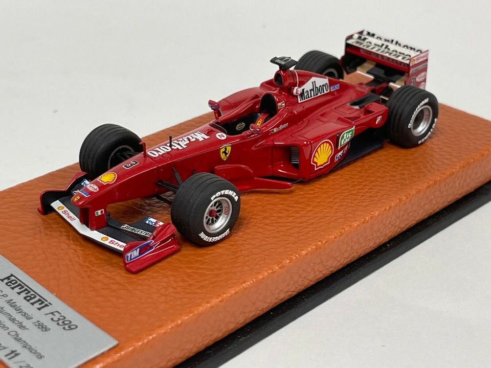 1/43 BBR FERRARI F399 G.P.MALAYSIA 1999 M.SCHUMACHER - 【MR BBR MakeUp  LOOKSMART D&Gなどのミニカー専門店】 ヴェルデ