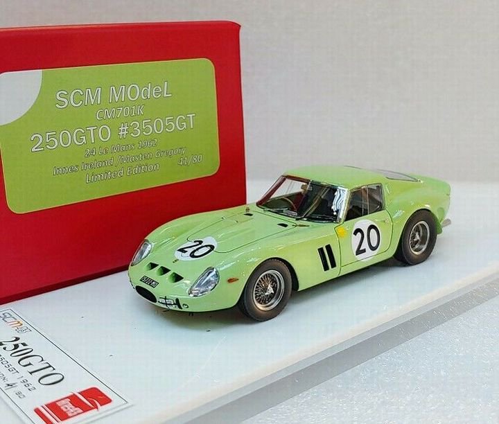 1/43 SCM MODEL Ferrari 250 GTO 3505GT 24h Le Mans 1962 #20 - 【MR