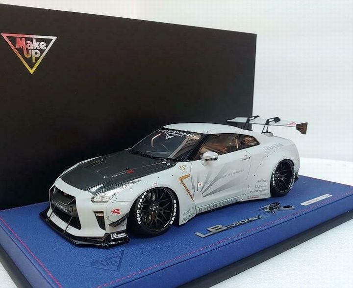 1/18 Make Up LB WORKS GT-R Type 1.5 Special Edition 2017 Gray - 【MR BBR  MakeUp LOOKSMART Du0026Gなどのミニカー専門店】 ヴェルデ　