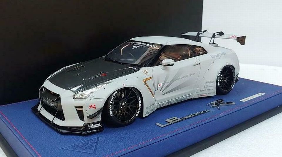 1/18 Make Up LB WORKS GT-R Type 1.5 Special Edition 2017 Gray - 【MR BBR  MakeUp LOOKSMART D&Gなどのミニカー専門店】 ヴェルデ