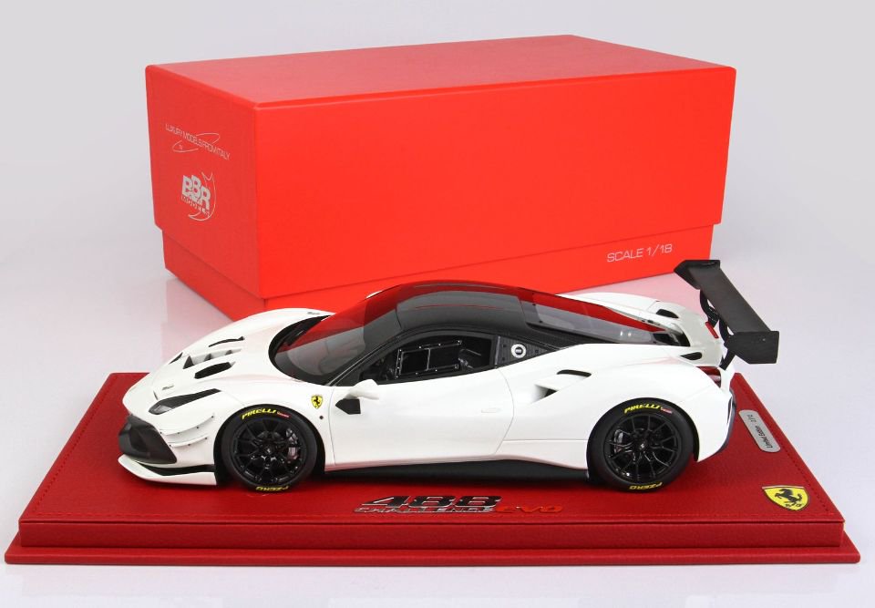 1/18 BBR Ferrari 488 Challenge EVO 2020 avus white - 【MR BBR