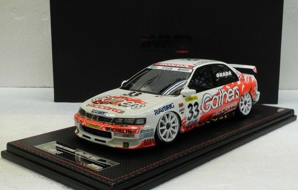 1/18 INNO MODEL HONDA ACCORD #33 GATHERS JTCC 1997 - 【MR BBR MakeUp  LOOKSMART D&Gなどのミニカー専門店】 ヴェルデ