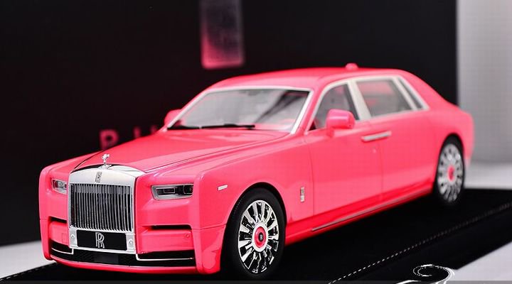 1/18 HH Model Rolls-Royce Phantom Pink - 【MR BBR MakeUp LOOKSMART