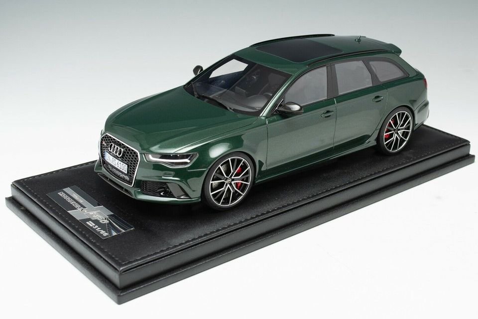 1/18 MotorHelix Audi RS6 Avant in Dark Green - 【MR BBR MakeUp LOOKSMART  D&Gなどのミニカー専門店】 ヴェルデ