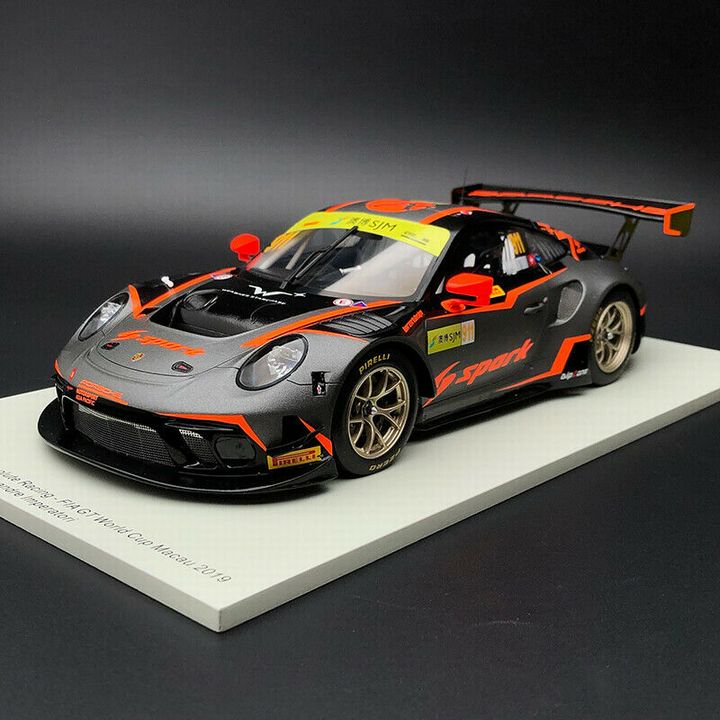 1/18 SPARK Porsche 911 GT3 R FIA GT World Cup Macau 2019, - 【MR BBR MakeUp  LOOKSMART D&Gなどのミニカー専門店】 ヴェルデ