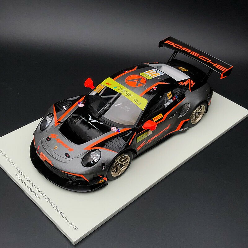 1/18 SPARK Porsche 911 GT3 R FIA GT World Cup Macau 2019, - 【MR BBR MakeUp  LOOKSMART D&Gなどのミニカー専門店】 ヴェルデ