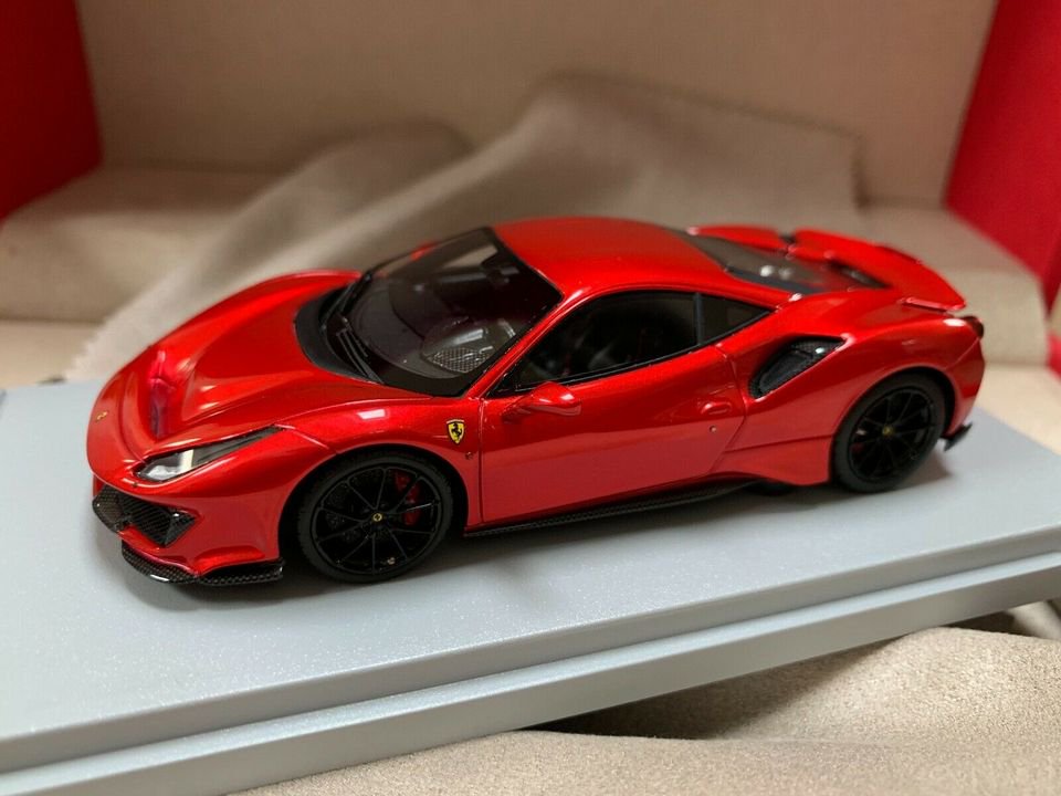 1/43 BBR FERRARI 488 PISTA rosso F1 color 90th MONZA Anniversary - 【MR BBR  MakeUp LOOKSMART D&Gなどのミニカー専門店】 ヴェルデ