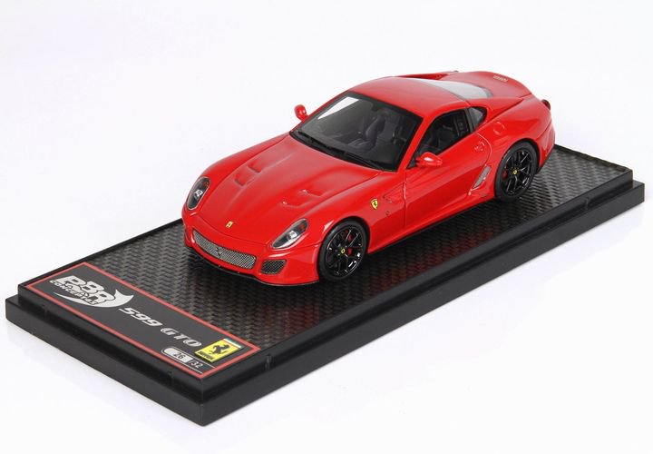 1/43 BBR Ferrari 599 GTO, red corsa 322 - 【MR BBR MakeUp LOOKSMART  D&Gなどのミニカー専門店】 ヴェルデ