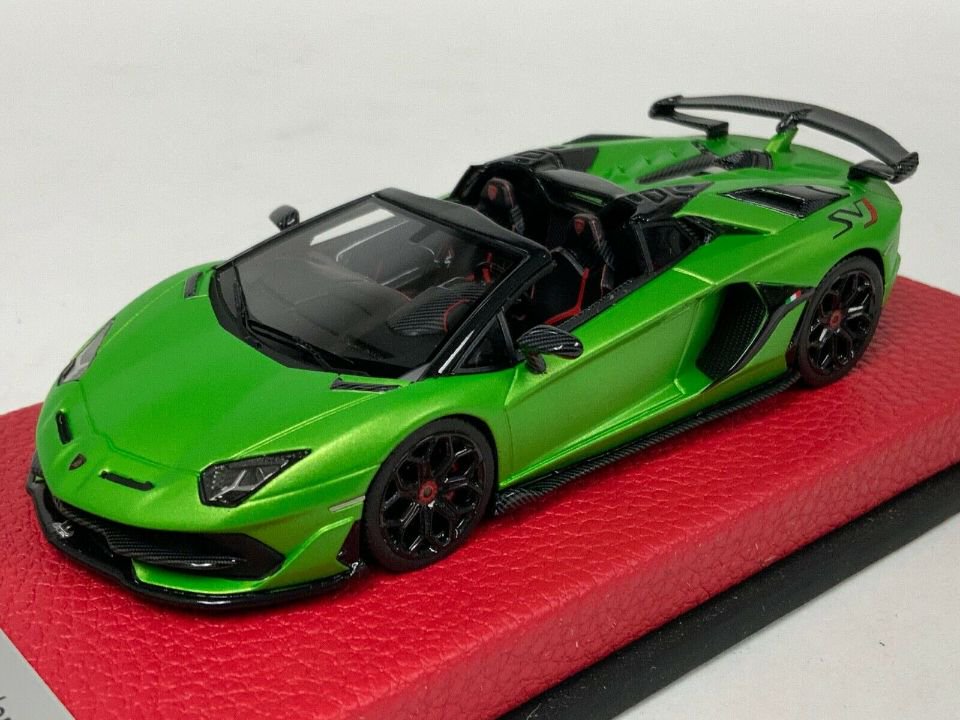 1/43 Looksmart Lamborghini Aventador SVJ Roadster Acheco Green - 【MR BBR  MakeUp LOOKSMART D&Gなどのミニカー専門店】 ヴェルデ