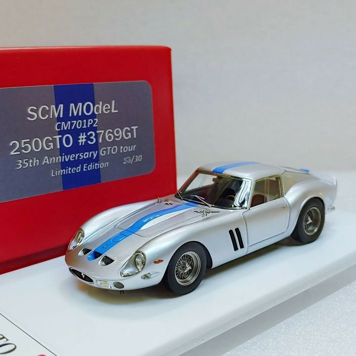 1/43 SCM MODEL Ferrari 250 GTO #3769GT 35th Anniversary GTO tour - 【MR BBR  MakeUp LOOKSMART D&Gなどのミニカー専門店】 ヴェルデ