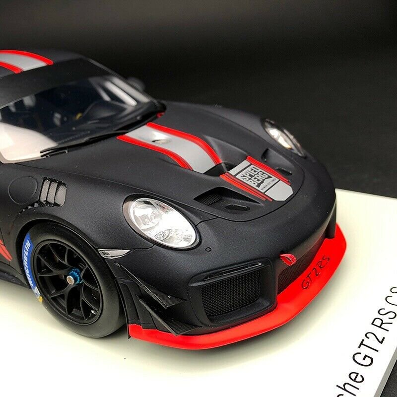 1/18 Spark Porsche 911 GT2 RS Clubsport 2019 Matt Black with Red Bull  Livery - 【MR BBR MakeUp LOOKSMART DGなどのミニカー専門店】 ヴェルデ