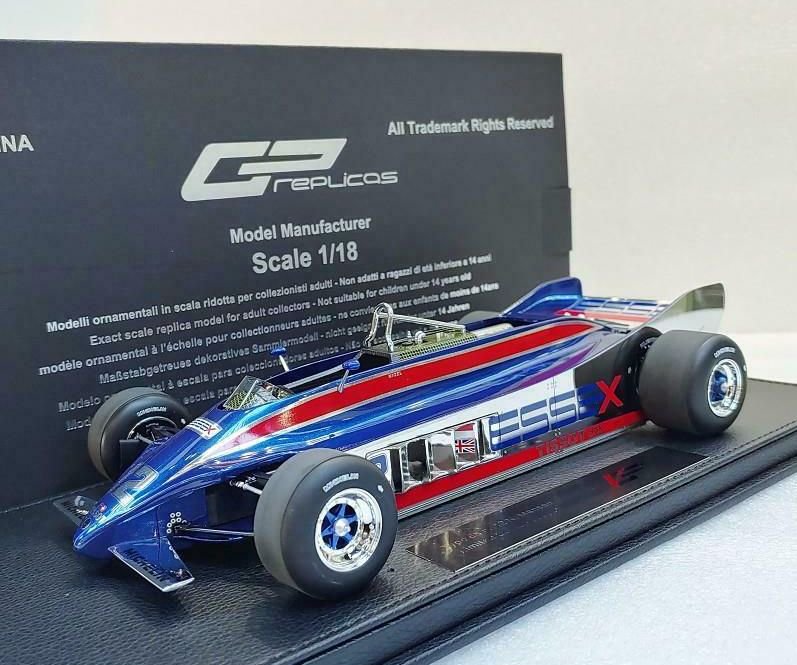 1/18 GP Replicas Lotus 88 Blue No.12 Nigel Mansell - 【MR BBR MakeUp  LOOKSMART D&Gなどのミニカー専門店】 ヴェルデ