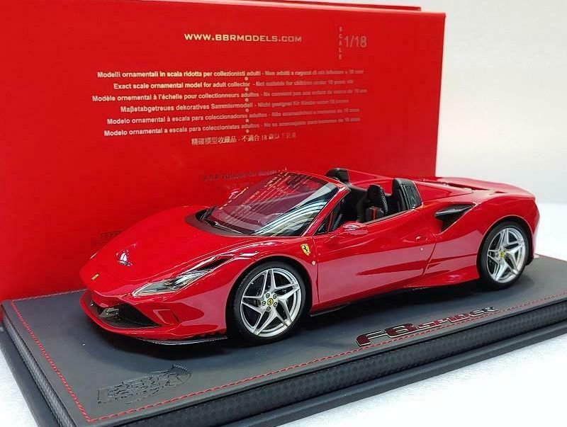 1/18 BBR Ferrari F8 Tribute Spider Rosso Corsa - 【MR BBR MakeUp LOOKSMART  D&Gなどのミニカー専門店】 ヴェルデ