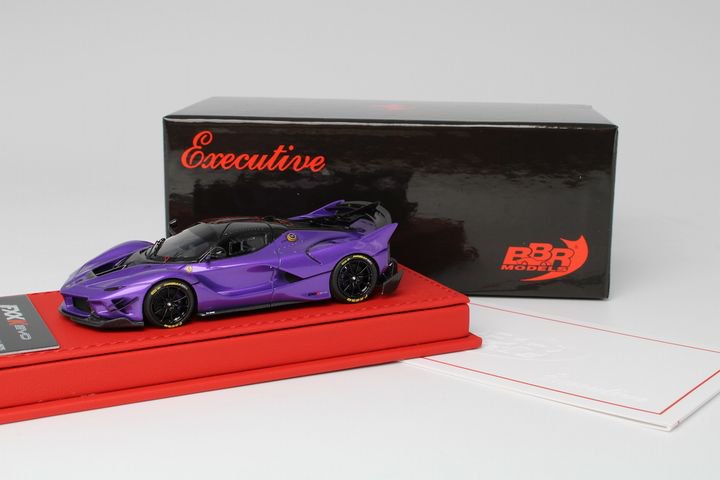 1/43 BBR FERRARI FXXK EVO VIOLA MICA GLOSS - 【MR BBR MakeUp LOOKSMART  D&Gなどのミニカー専門店】 ヴェルデ