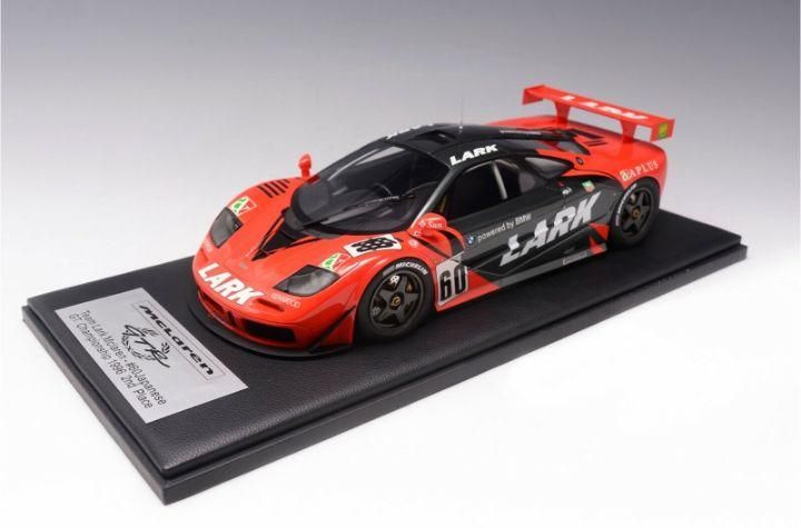 1/12 Mclaren F1 GTR 1996 Japan GT champ car #60 Lark  Leather Fiber Base  - 【MR BBR MakeUp LOOKSMART Du0026Gなどのミニカー専門店】 ヴェルデ