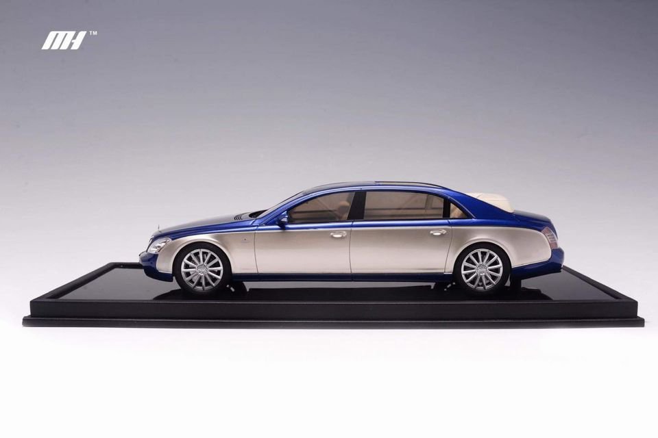 1/18 Motorhelix Mercedes Maybach 62S Landaulet Blue/Silver - 【MR BBR MakeUp  LOOKSMART D&Gなどのミニカー専門店】 ヴェルデ