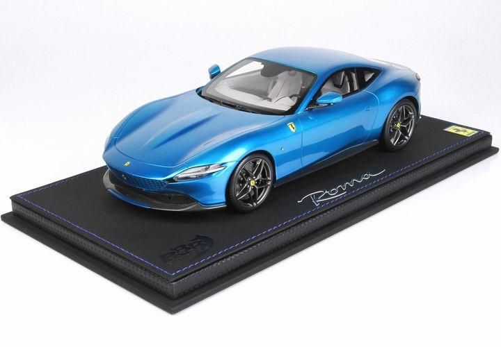 1/18 BBR Ferrari Roma (Rosso Corsa Red with Black Wheels