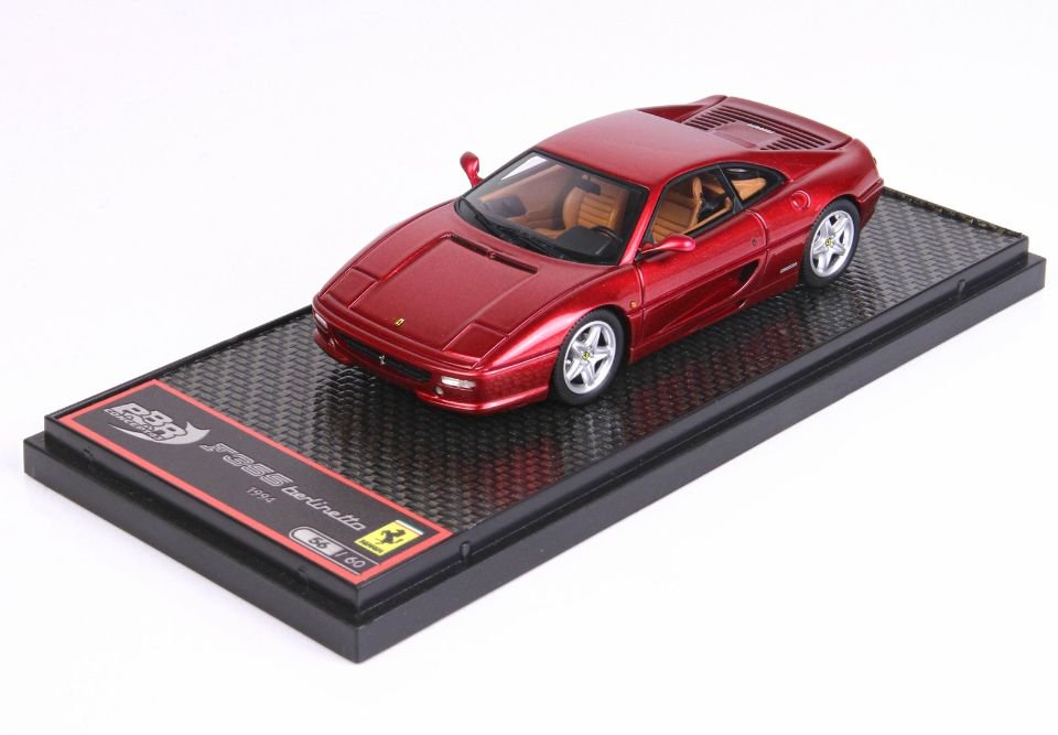 1/43 BBR Ferrari F355 GTB Berlinetta serie 1 red Fiorano - 【MR BBR MakeUp  LOOKSMART D&Gなどのミニカー専門店】 ヴェルデ