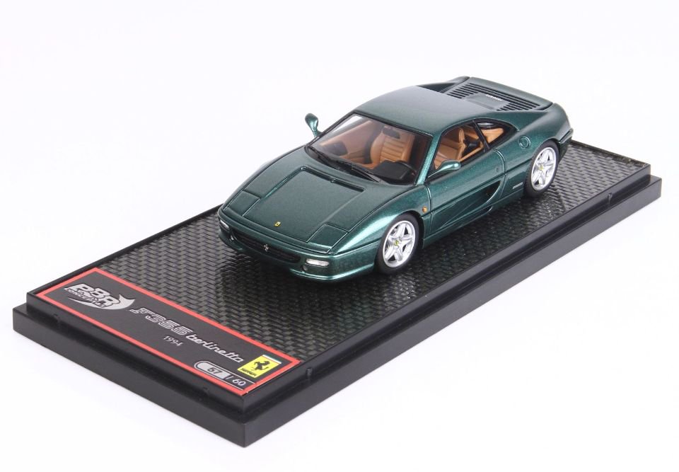 1/43 BBR Ferrari F355 GTB Berlinetta serie 1 Mugello green - 【MR BBR MakeUp  LOOKSMART D&Gなどのミニカー専門店】 ヴェルデ