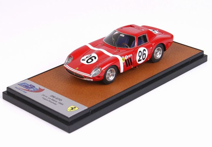 1/43 BBR Ferrari 250 GTO 24H Le Mans 1964 car N° 26 - 【MR BBR MakeUp  LOOKSMART D&Gなどのミニカー専門店】 ヴェルデ