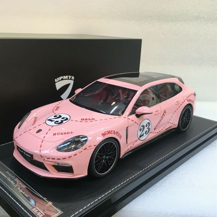 1/18 UPM73 Panamera Sport Turismo Turbo S E-Hybird pink pig - 【MR BBR  MakeUp LOOKSMART Du0026Gなどのミニカー専門店】 ヴェルデ