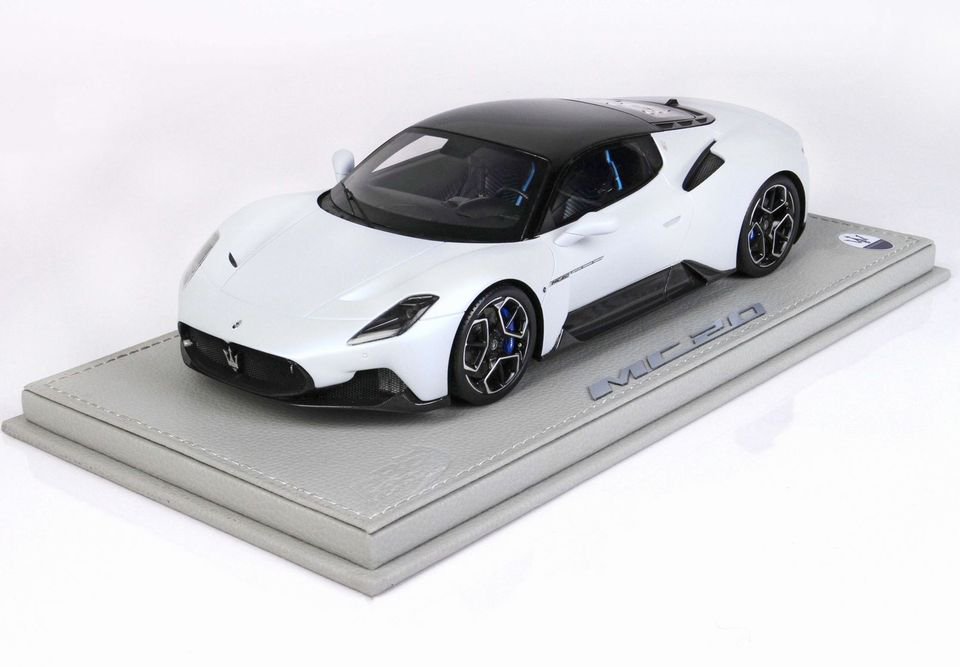 1/18 BBR Maserati MC20 2020 Bianco Audace - 【MR BBR MakeUp