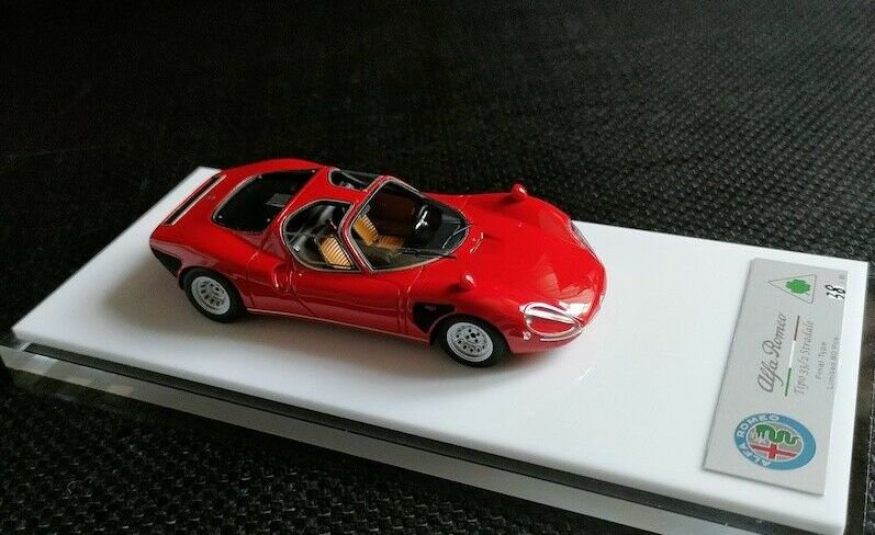 1/43 DHM Alfa Romeo Tipo 33/2 Stradale Final Type rosso red - 【MR BBR  MakeUp LOOKSMART D&Gなどのミニカー専門店】 ヴェルデ